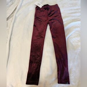 Deux Par Deux Tween sparkly Burgundy Velvet
Kids Leggings